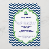 Eerste uitnodiging voor de dag van geboorte (Voorkant / Achterkant)