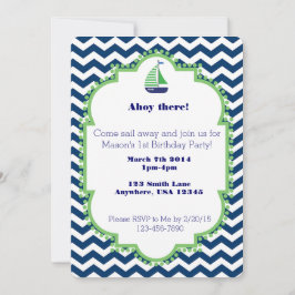 Eerste uitnodiging voor de dag van geboorte