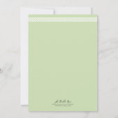 Eerste uitnodiging voor de Heilige Communie (Achterkant)