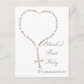 Eerste uitnodiging voor de Heilige Communie (Voorkant)