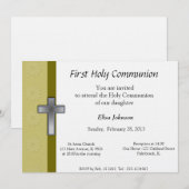 Eerste uitnodiging voor de Heilige Communie (Voorkant / Achterkant)