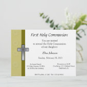 Eerste uitnodiging voor de Heilige Communie (Staand voorkant)