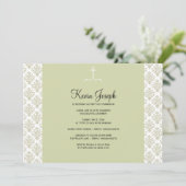 Eerste uitnodiging voor de Heilige Communie (Staand voorkant)