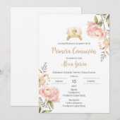 Eerste uitnodiging voor de Heilige Communie (Voorkant / Achterkant)