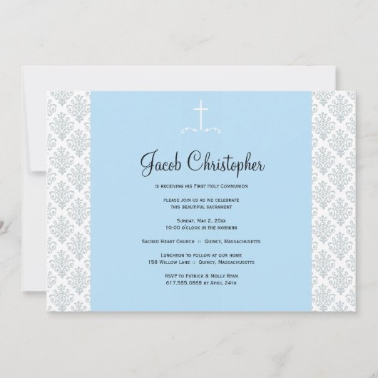 Eerste uitnodiging voor de Heilige Communie (Voorkant)
