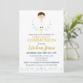 Eerste uitnodiging voor de Heilige Communie (Staand voorkant)