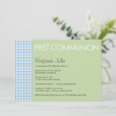 Eerste uitnodiging voor de Heilige Communie (Staand voorkant)