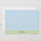 Eerste uitnodiging voor de Heilige Communie (Achterkant)