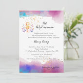 Eerste uitnodiging voor de Heilige Communie (Staand voorkant)