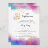 Eerste uitnodiging voor de Heilige Communie (Voorkant / Achterkant)