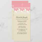 Eerste uitnodiging voor de Heilige Communie (Voorkant / Achterkant)