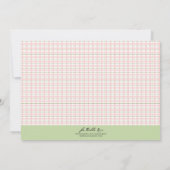 Eerste uitnodiging voor de Heilige Communie (Achterkant)