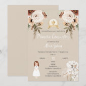 Eerste uitnodiging voor de Heilige Communie (Voorkant / Achterkant)