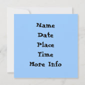 Eerste uitnodiging voor de Heilige Communie (Achterkant)