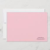 Eerste uitnodiging voor de Heilige Communie (Achterkant)