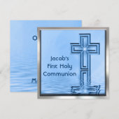 Eerste uitnodiging voor de Heilige Communie (Voorkant / Achterkant)