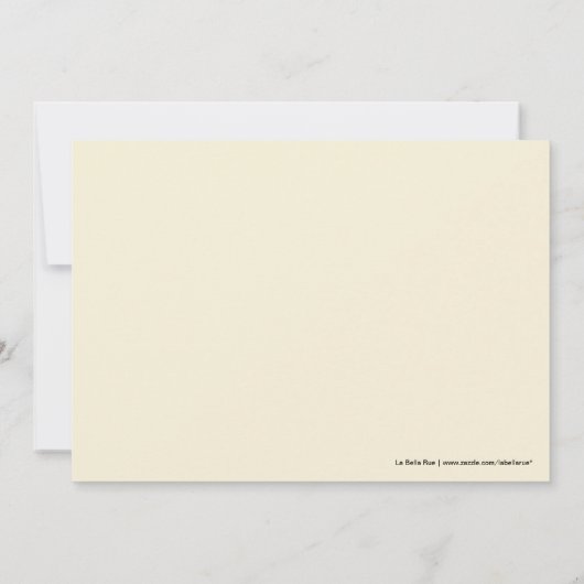 Eerste uitnodiging voor de Heilige Communie (Achterkant)