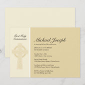 Eerste uitnodiging voor de Heilige Communie (Voorkant / Achterkant)