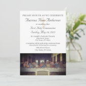 Eerste uitnodiging voor de Heilige Communie (Staand voorkant)