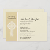 Eerste uitnodiging voor de Heilige Communie (Voorkant / Achterkant)