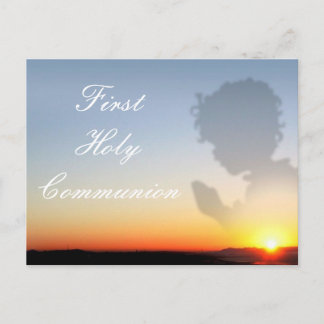 Eerste uitnodiging voor de Heilige Communie Briefkaart