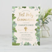 Eerste uitnodiging voor de Heilige Communie, Flora (Staand voorkant)