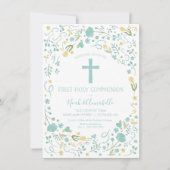 Eerste uitnodiging voor de Heilige Communie - Jong (Voorkant)