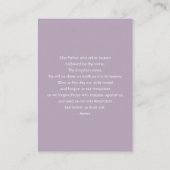 Eerste uitnodiging voor de Heilige Communie, Kaart (Achterkant)