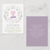 Eerste uitnodiging voor de Heilige Communie, Kaart (Voorkant / Achterkant)