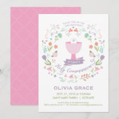 Eerste uitnodiging voor de Heilige Communie, uitno (Voorkant / Achterkant)