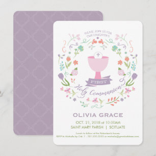 Eerste uitnodiging voor de Heilige Communie, uitno