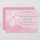 Eerste uitnodiging voor de Heilige Communie van Gi (Voorkant / Achterkant)