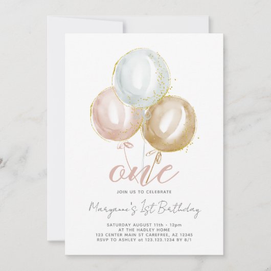 Eerste uitnodiging voor de Waterverf van de Berlin (Voorkant)