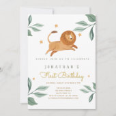 Eerste uitnodiging voor de Waterverf van dieren op (Voorkant)