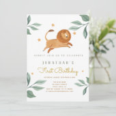 Eerste uitnodiging voor de Waterverf van dieren op (Staand voorkant)