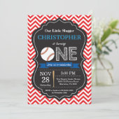 Eerste uitnodiging voor de wedstrijd Baseball Birt (Staand voorkant)