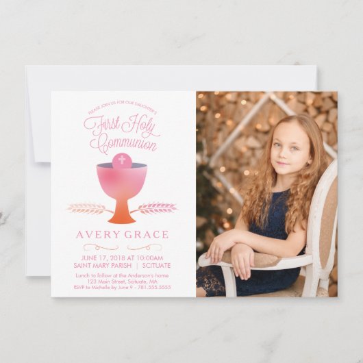 Eerste uitnodiging voor een communiqué - Girl's Af (Voorkant)