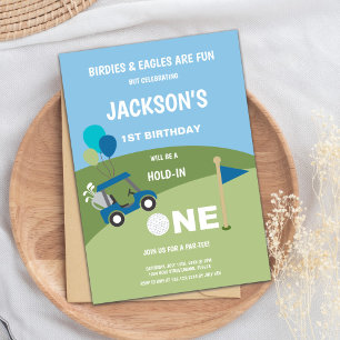 Eerste uitnodiging voor een golfverjaardag