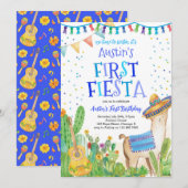 Eerste uitnodiging voor Fiesta Blue Mexican Boy Bi (Voorkant / Achterkant)