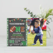 Eerste uitnodiging voor Football van de partij Cha (Staand voorkant)