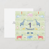 Eerste uitnodiging voor geboorte (Voorkant / Achterkant)