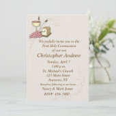 Eerste uitnodiging voor het Tan-communiqué (Staand voorkant)