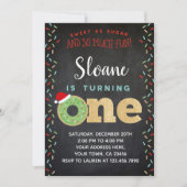 Eerste uitnodiging voor kerstdonut (Voorkant)