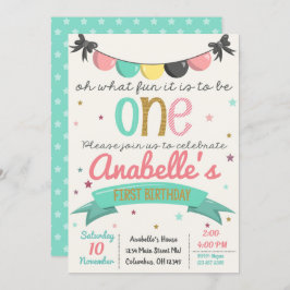 Eerste uitnodiging voor kleine meisjes