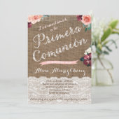 Eerste uitnodiging voor Latina Girl in het Spaans (Staand voorkant)