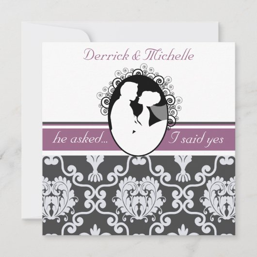 Eerste uitnodiging voor Paarse Gepersonaliseerd we (Voorkant)