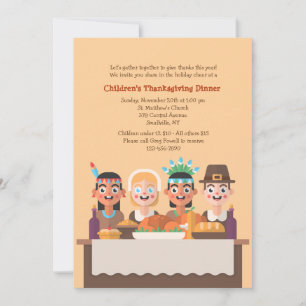 Eerste uitnodiging voor Thanksgiving