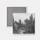 Eerste uitzicht van de grote tuin magneet (Voorkant / Achterkant)