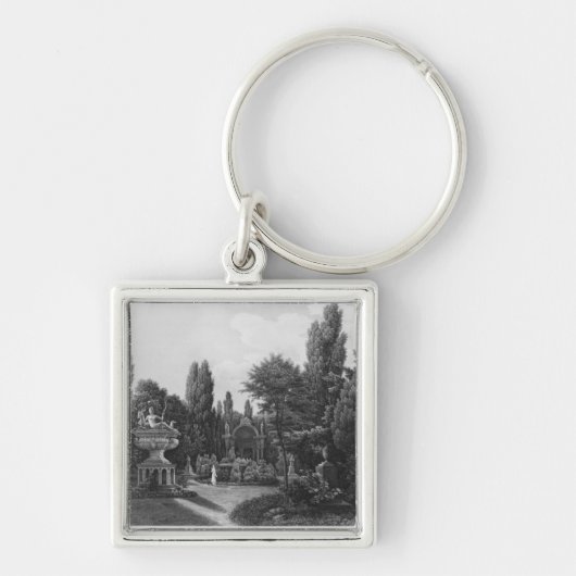 Eerste uitzicht van de grote tuin sleutelhanger (Voorkant)
