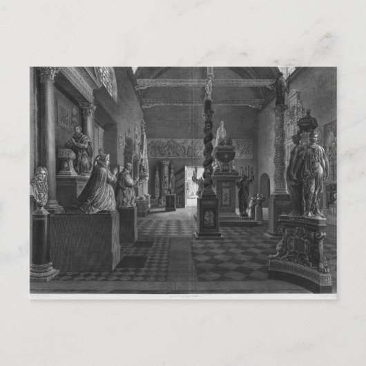 Eerste uitzicht van de inleidende kamer briefkaart (Voorkant)